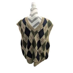 Weather Boss Men's RainSwetter Gore Wind Stopper Lined Golf Sweater Vest L